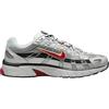 Nike P-6000, Sneaker Donna, White/Varsity Red-Mtlc Platinu, 38 EU
