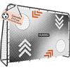 HUDORA Arrow - Porta da calcio con cancello da cancello da esterno robusto per bambini e adulti, con due fori di tiro rinforzati, resistente alle intemperie, per allenamento e tempo libero