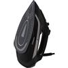 Melissa 16390057 - Ferro da stiro a vapore versatile con piastra in ceramica, funzione autopulente e spegnimento automatico - 2500 W - Nero