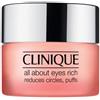 Clinique All About Eyes Rich - Crema Superidratante Contorno Occhi - 15 ML