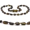 Baltic Secret Selected Baltic Amber Collana in ambra baltica in vera ambra baltica - gioielli naturali per uomo e donna e tutta la famiglia - collana con pietre preziose e portafortuna - gioielli in vera ambra - regalo di vino, 35 CM