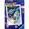 Ravensburger - Creart Serie E: Avventure nello Spazio | Dipingere Con I Numeri Bambini 13x18cm | Giochi Creativi Bambina 7 Anni | Giochi Bambini 7 Anni O Più