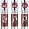 Essence Cosmetics Essence Hydra Kiss LIP OIL, lucidalabbra, rosso, idratante, nutriente, vegano, senza parabeni, senza microplastica, senza nanoparticelle, 3 x 4'