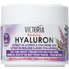 Victoria Beauty Crema ialuronica anti-invecchiamento contro rughe e occhiaie, crema viso con acido ialuronico ed estratto di liquirizia per donne e uomini, idratante acido ialuronico con liquore, 2 x