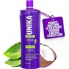 Agilise Unika Green Gel Hair Hair Hair Extensioning | Anti-Frizz For Thin, capelli ricci e folti, 1000 ml