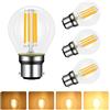 Caldarax Lampadina LED G45 B22 4W 2700K dimmerabile profonda, 4P