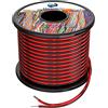 Haerkn 20 awg Silicone Electrical Wire 2 Conductor Parallel Wire line 200ft [Black 100ft Red 100ft] 20 Gauge Soft and Flexible Hook Up Oxygen Free Stranded Tinned Copper Wire
