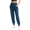 Generic 2025 Pantaloni da yoga larghi da donna con tasche elasticizzati in vita polsini alla caviglia per corsa allenamento allenamento casual leggings atletici, Blu, XXL