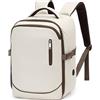 Yankony Borse Cabina 40x20x25 per Ryanair 20L Zaino da Viaggio, bianco, 40x30x20cm(24L), Bagaglio a mano
