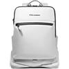 PIQUADRO ZAINO IN TESSUTO PORTA PC14 2 COMPARTI BI - BIANCO One Size