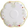 Villeroy & Boch - Spring Awakening Piattino Per Tazza Da Caffè Giallo,Verde, Adatto per Microonde, Pasqua Decorazioni, Porcellana Premium