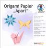 URSUS 2299 55 99 Origami Apart, Fogli, 100 g/m², 13,8 x 13,8 cm, 25 Colori Assortiti, Tinta Unita e a Coste, Carta Pieghevole per bricolage, Fai da Te e Decorazione, Multicolor, One Size