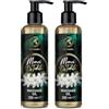 AROMATIKA trust the power of nature Olio da Massaggio Set Monoi de Tahiti 2 x 200 ml - Cura del Corpo con Olio di Cocco - Estratto di Fiore di Gardenia - Olio di Monoi de Tahiti - Cura della Pelle - Profumo Esotico - Aromaterapia