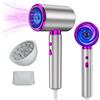 VIYSPNV Asciugacapelli Ionico Phon Capelli 2000W Asciugacapelli 2 Velocità/3 Temperature Professionali AC Motore Professionale con Diffusore e Concentratori per Molte Acconciature