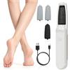 AOOSA Pedicure Elettrico Professionale Pied, Ricaricabile Type-C & 3 Velocità Regolabile Rimozione Dei Calli Elettrico con 4 Rullo Ricambio, per Pedicure Strumenti, Pedi Piedi Cura per Pelle Morta