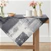 Arwllzz Tovaglia Antimacchia Effetto Lino Quadrata 100 x 100 cm Runner Tavolo Nero Colorato Arte Moderna Pittura Tovaglie Corte Lavabile Tavola per Feste Autunnali Vacanze Compleanno Decor Tavola