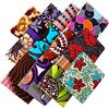 Tatuo 12 Pezzi Tessuto con Stampa Africana Tessuto Africano Tagliato a Misura per Cucire Copertura del Viso, Progetti Artigianali e Lavori di Patch Fai-da-Te, 19,5 x 15,7 Pollici/ 50 x 40 cm