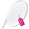 rolllra Cinghia da 23 mm di larghezza, colore bianco, rotolo da 50 m, per tapparelle su porte e finestre, resistente ai raggi UV [50 m22] bianco