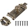 OSALADI 1 pezzo connettore vintage per mobili da fienile con serratura a scorrimento, per porta vintage e porte di sicurezza