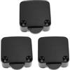OTOTEC 3pcs Armadio Armadio Interruttore Luce Modello 202A 2A 250V Reset Automatico Interruttore Porta Nero