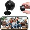 Qaum Telecamera spia WiFi 4K 1080P Full HD Mini telecamera spia telecamera di sorveglianza interna con APP angolo di 150° esterno senza fili con visione notturna registrazione WiFi a distanza discreta (2,4