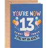 Greeting Cards for Everyone Biglietto Auguri 13 Anni Ragazza, Ragazzo - 13 Anni Regali per Compleanno - Biglietti Tanti Auguri Uomo, Donna - Idee Regalo Anni per Lei, Lui - Biglietto Divertente Figlio, Figlia - NUM 64