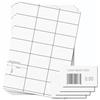 OfficeGear Etichette per prezzi, per codici a barre 21-up [25 fogli - 525 confezioni] 38 x 70 mm personalizzabili stampabili A4 120 gsm card micro-perforate non adesive etichetta merceologica include