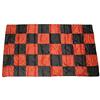 R&F srls Bandiera Scacchi ROSSONERI Rosso Neri Tessuto Misura Standard 90 X 150 cm