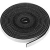 QUARKZMAN Guarnizioni per Fumatori 14FT 1/2 x 1/8 Nastro Guarnizione Grill ad Alta Temperatura Sostituzione Guarnizione BBQ ad Alta Temperatura Nastro per Fumatori Autoadesivo Feltro