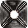 QHSXMQ 1 Rotolo Rotondo Butilico, Nastro Butilico Sigillante Nero 8 mm x 4 m Nastro Di Butilico Rotondo per Perdite, Sigillatura Nero Nastro Di Butile per Finestre, Barche e Camper con Confezione