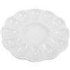 Alipis Vassoio per Uova alla Diavola in Ceramica: Piatto per Uova da 12 Tazze Piatti per Uova alla Diavola di Pasqua Contenitore Portauova Piatto per Uova in Porcellana Tazza da Tavolo