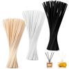 UESDU 120 bastoncini profumati per ambienti, 30 cm x 3 mm, bastoncini di rattan per profumo, diffusore di aromi, bastoncini di ricambio per oli essenziali in casa, bagno, ufficio (3 colori)
