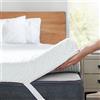 DonTopper Topper Matrimoniale Memory Foam Viscoelastico 140x190 cm | Alto 8 cm | Fodera Sfoderabile e Traspirante | Allevia Dolori Schiena e Spalle | Migliora Postura Ergonomica | Riduce i punti di pressione