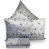 L'Emporio Casa Set Lenzuola Flanella Letto Matrimoniale 100% Caldo Cotone sopra 240x290 + sotto Angoli 160 a180x195 a 200 + 2 Federe 50x80 (Smoke)