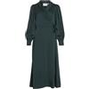Vila Vienna Ravenna L/S - Caviglia Wrap Dress-Noos, Scarab., 48