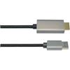 Brightium Cavo adattatore Display Port a HDMI, 4K, 60Hz, audio e video, ideale per collegare dispositivi multimediali a schermi e proiettori.