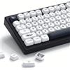 Womier MOA Keycaps, PBT Keyboard Keycaps for Mechanical Keyboard, Custom Cute Key caps Set Dye-Sublimation for 60% 65% 75% 100% Percent Cherry MX - Japanese Style
