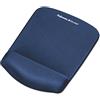 Fellowes PlushTouch 9287301 - Tappetino per mouse e poggiapolsi con tecnologia FoamFusion, colore: Blu