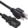 PremiumCord Cavo di Alimentazione 230 V 2 m dagli USA - da Spina a Presa C13, IEC 320, Cavo di Alimentazione PC a 3 Pin, Colore Nero