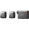 DJI Mic Mini (2 TX + 1 RX), audio ricco di dettagli, microfono wireless per fotocamera/Android, vlog per 2 persone, produzione di squadra