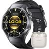 HUAWEI WATCH GT 6 Pro Nero + FreeBuds SE 3 Beige, Smartwatch, Display AMOLED da 1,47 pollici, Fino a 21 giorni, Ciclismo di Livello Pro, Oltre 100 Modalità Sportive, iOS e Android, Analisi ECG, NFC