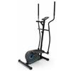 KLAR FIT Myon Cross - Ellittica, Cyclette, Ellittica da Casa, Volano 12 kg, Frenata Magnetica, Supporto Tablet, Trasmissione a Cinghia, Sensore Impulsi, Nero