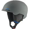 ALPINA Brix Jr - Casco da sci sicuro e leggero per bambini, con paraorecchie removibili, assorbimento ottimale degli urti e buona ventilazione, midnight-grey matt, M (55-59)