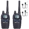 Comtechlogic 12Km Midland G7 PRO Dual Band LPD Lungo Raggio Doppio Pmr 446 Senza Licenza Radio - Twin Pack + 2 HEADSETS