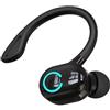 Sefdrert S10 Wireless Bluetooth 5.2 Auricolare, Ear-Mounted HIFI Stereo Voice Control Auricolari, IPX, Nero