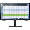 HP P22h G4 Monitor con Casse Audio, Schermo 21,5 FHD IPS, Risoluzione 1920 x 1080, Tempo Risposta 5 ms, Regolazione Inclinazione e Altezza, Antiriflesso, DisplayPort, HDMI, VGA, Nero