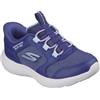 Skechers Bimba 0-24 Dyna-Lite Slip-In ALLENATRICE, Navy Synthetic/Textile, 22 EU