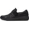 Clarks Mocassino Kayleigh Charm Donna, Tessuto Nero., 40 EU