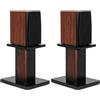 OUUTMEE Supporti per altoparlanti in legno da 30 cm (12 pollici) - Supporti per altoparlanti HiFi robusti da scrivania per home theatre e monitor da studio - Supporto universale per altoparlanti da