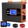 SolaYnc Inverter 1500W/3000W 12V 220/230V Onda Sinusoidale Pura,2 EU Presa,Porta Type-C da 30W e porta USB, telecomando LCD schermo LCD,Adatto per Elettrodomestici, Camper Campeggio